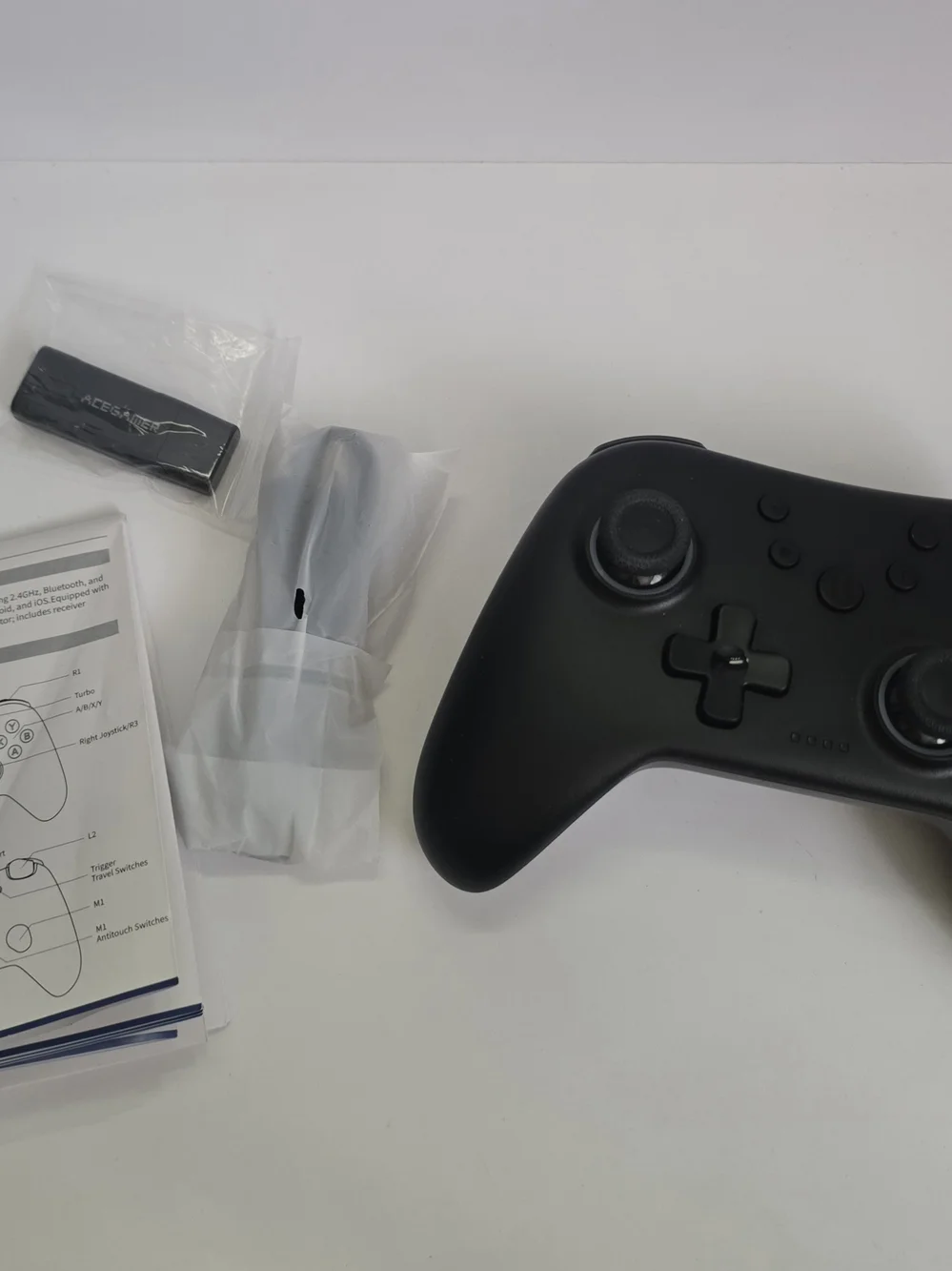 Aurora Black Wireless Game Controller